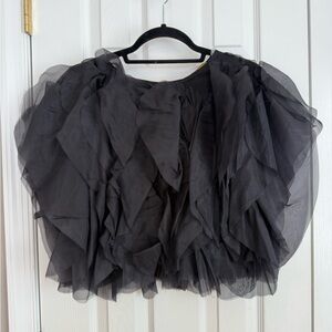 Chic Sheer Black Blouse